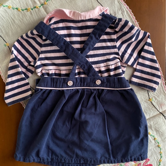 Talbots Kids 🎀Adorable🎀Scottie Dog Jumper & Long Sleeved Dress Bundle Sz 9-12m - Picture 3 of 8